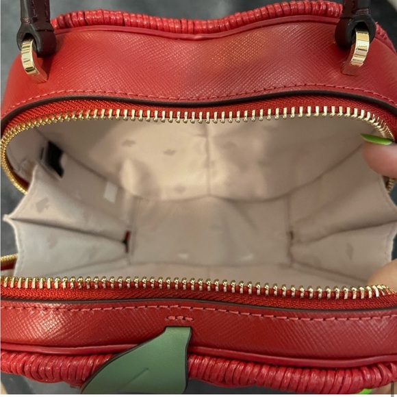 Kate Spade Apple wicker Crossbody Limited Edition - Picture 8 of 11